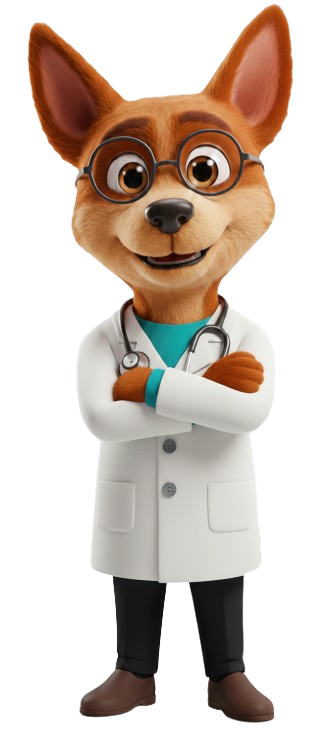 mascote braços cruzado